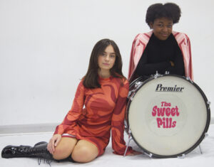 Publicity shot of two pills Penny and Zeea